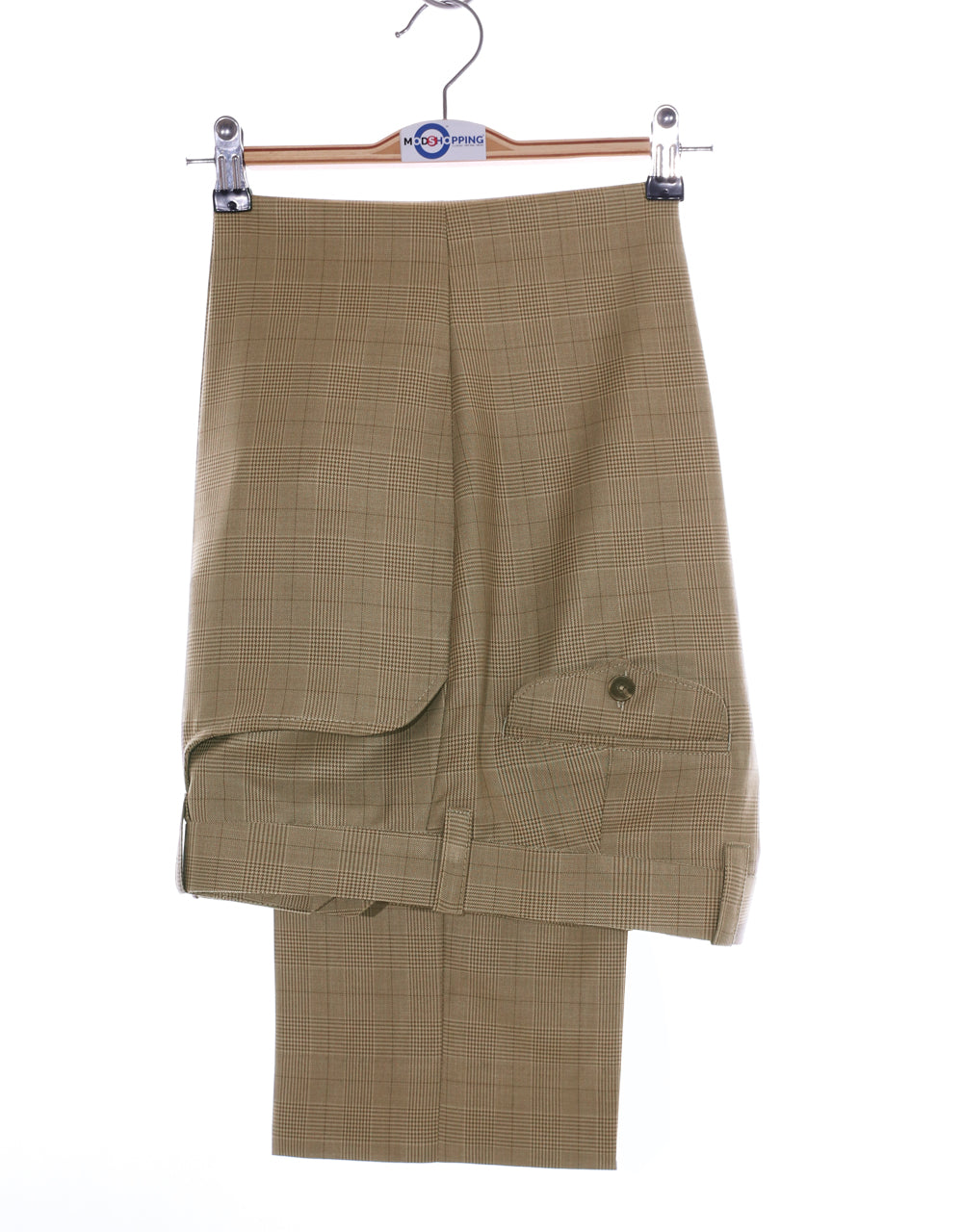 Brown Prince of Wales Check Suit 