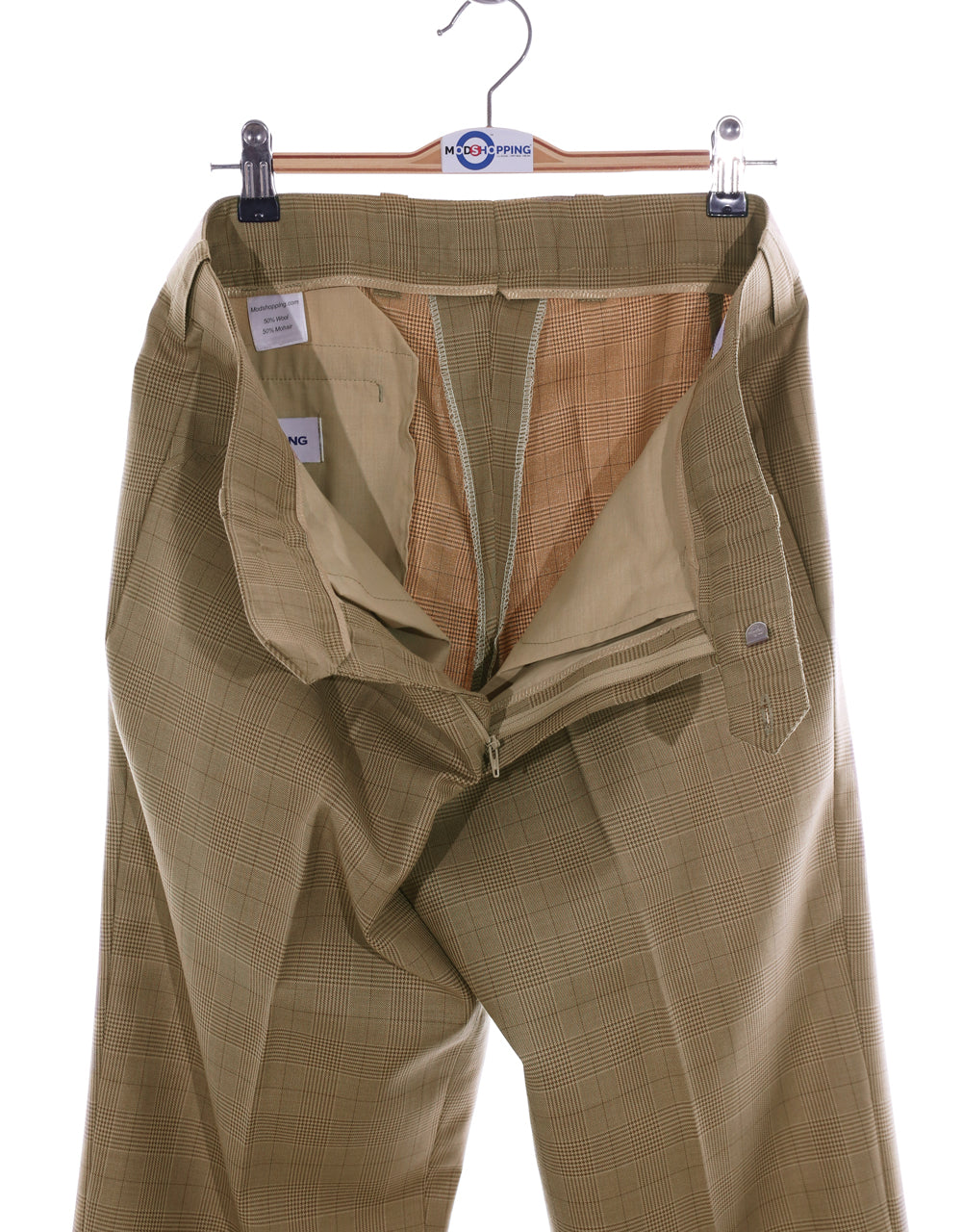 Brown Prince of Wales Check Suit 