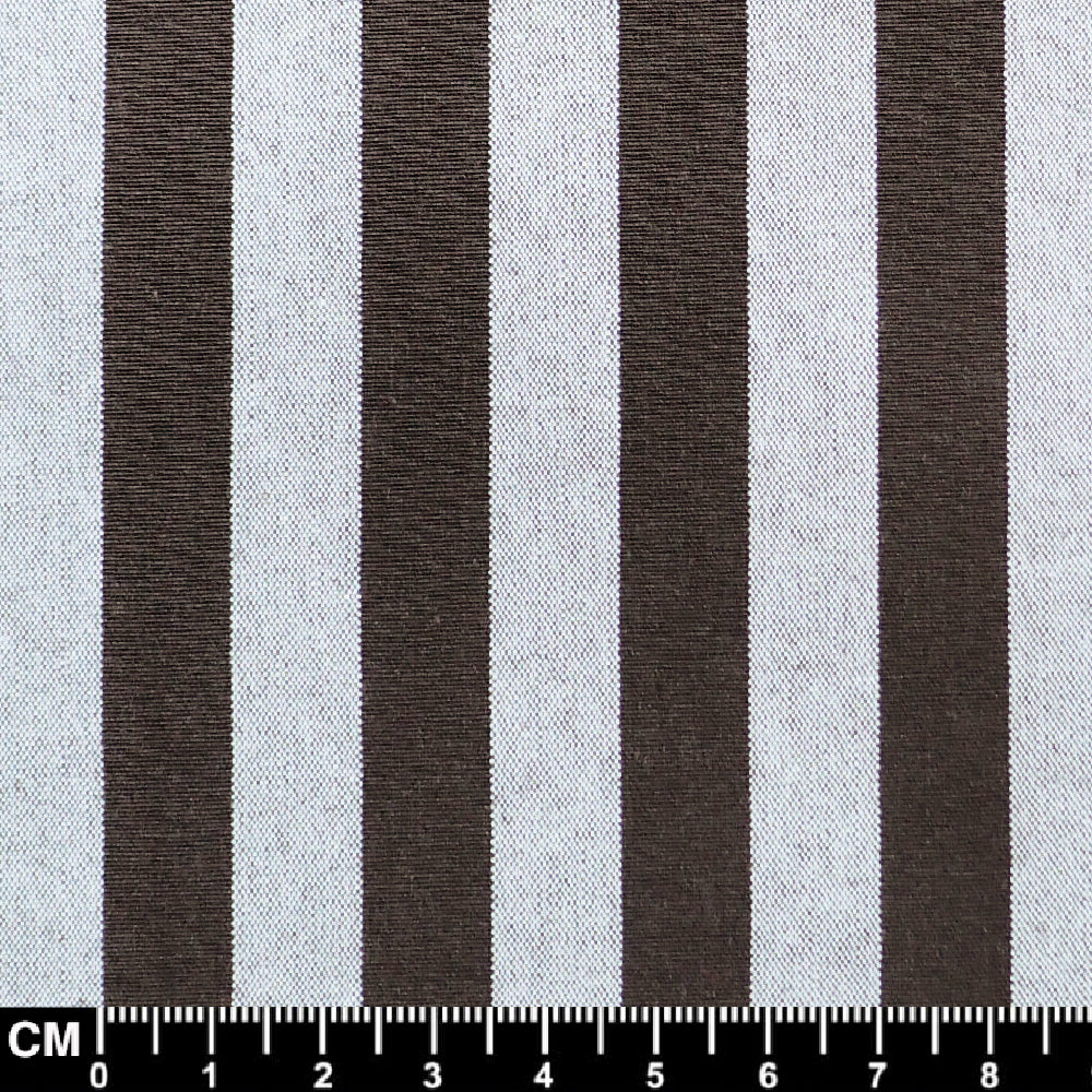 Brown and White Stripe Fabric 
