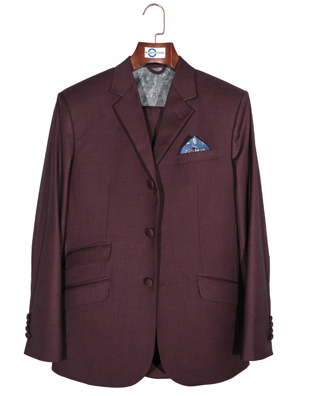 Burgundy Suit