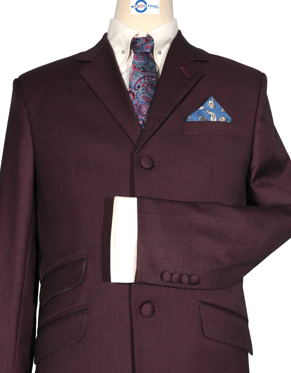 Burgundy Suit
