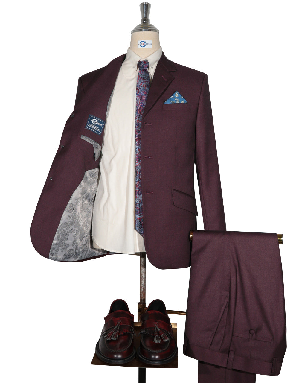 Burgundy Suit