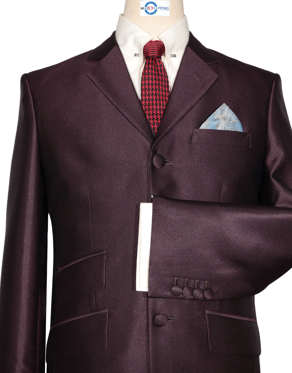 Burgundy Tonic Suit