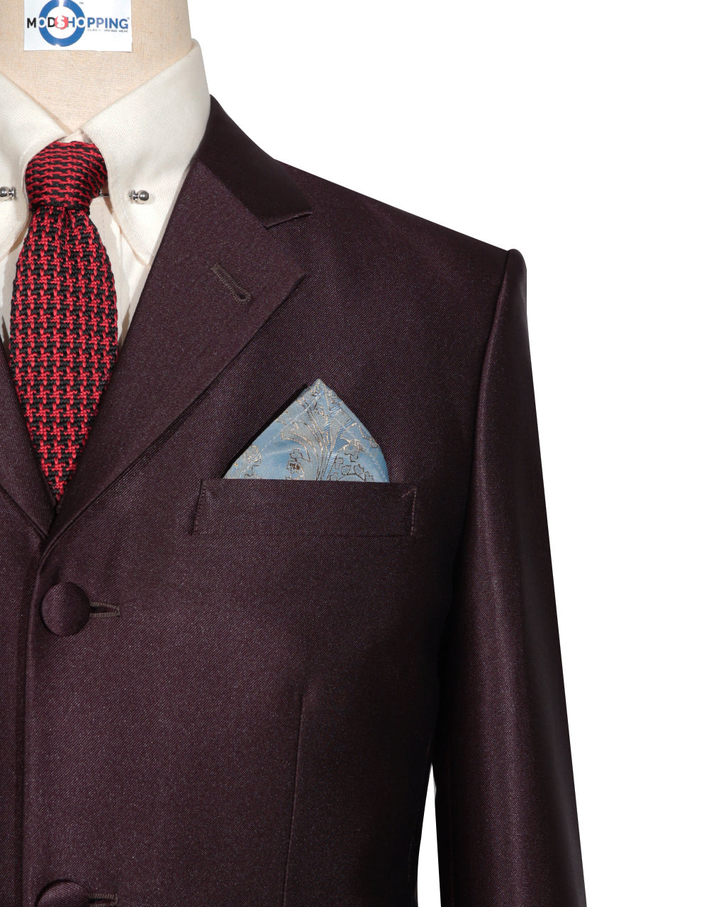 Burgundy Tonic Suit