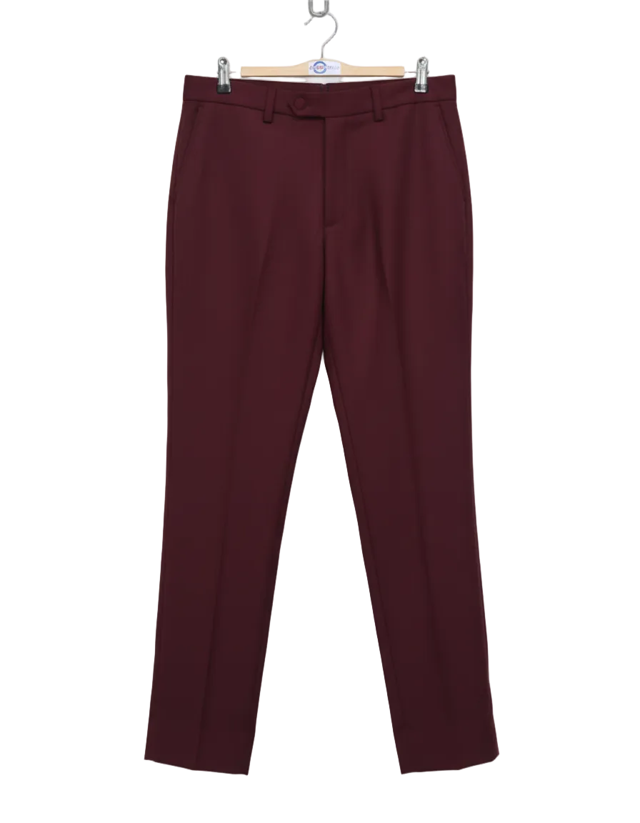 Burgundy Wedding Suit