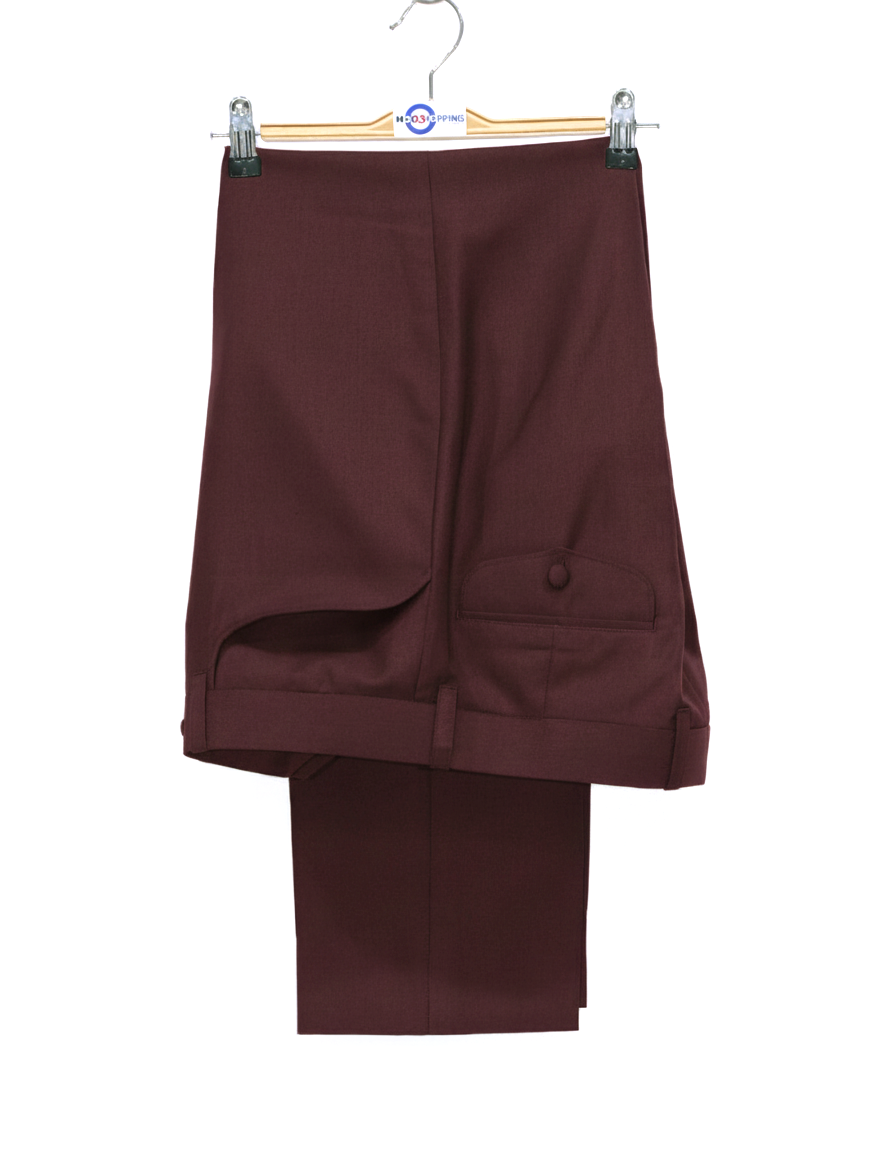 Burgundy Wedding Suit