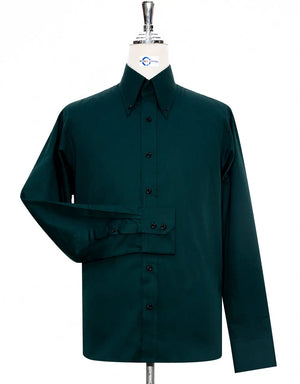 Button Down Shirt | Dark Green Shirt Modshopping Clothing