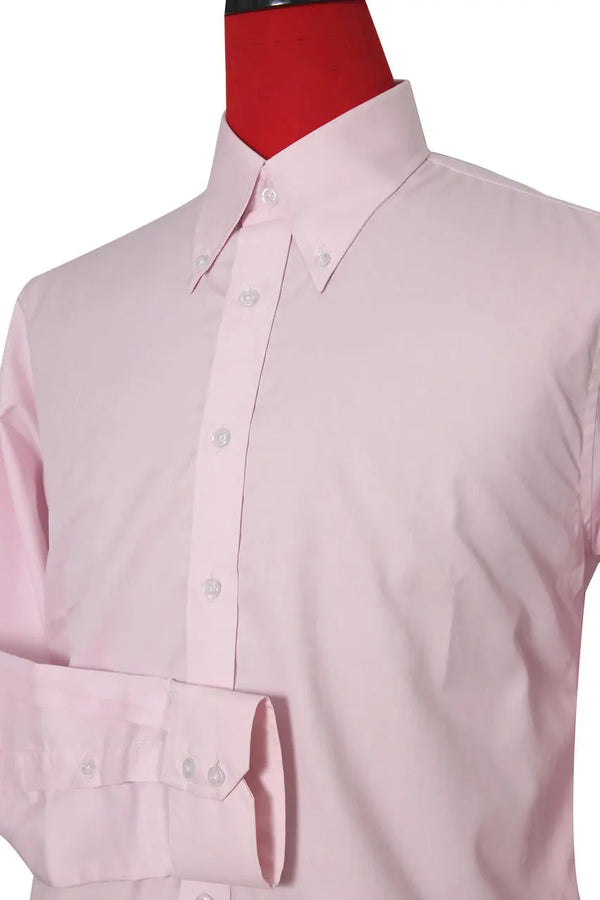 Button Down Shirt - Light Pink Shirt Modshopping Clothing