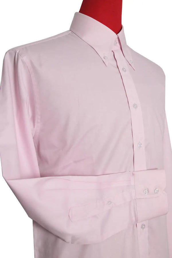 Button Down Shirt - Light Pink Shirt Modshopping Clothing