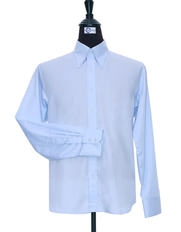 Button Down Shirt - Light Sky Shirt Modshopping Clothing