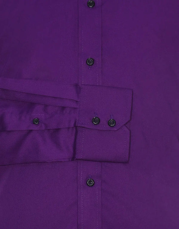 Button Down Shirt - Purple Shirt Modshopping Clothing