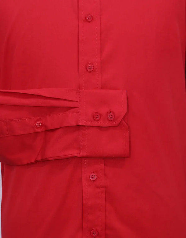 Button Down Shirt - Red Shirt Modshopping Clothing