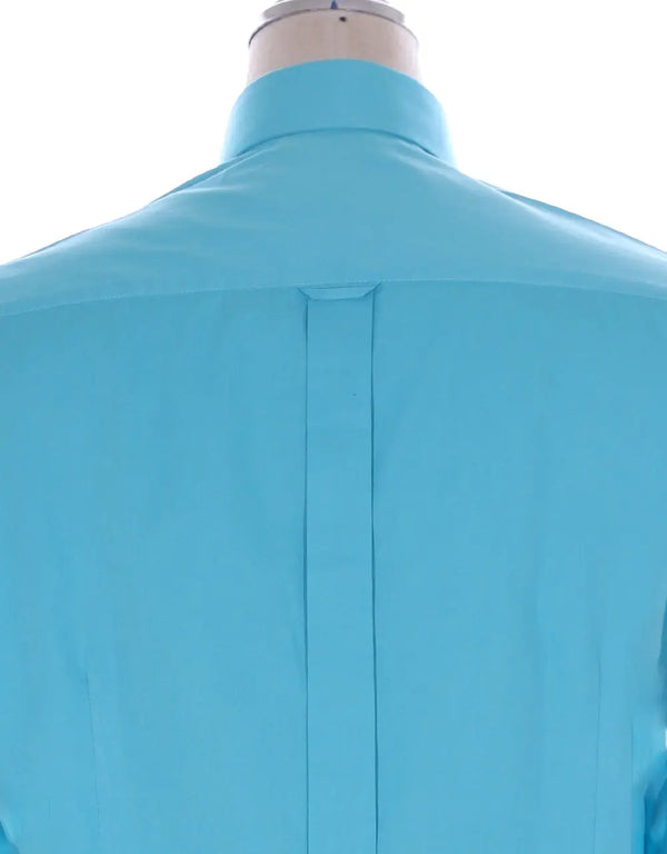 Button Down Shirt Aqua Color Shirt Modshopping Clothing