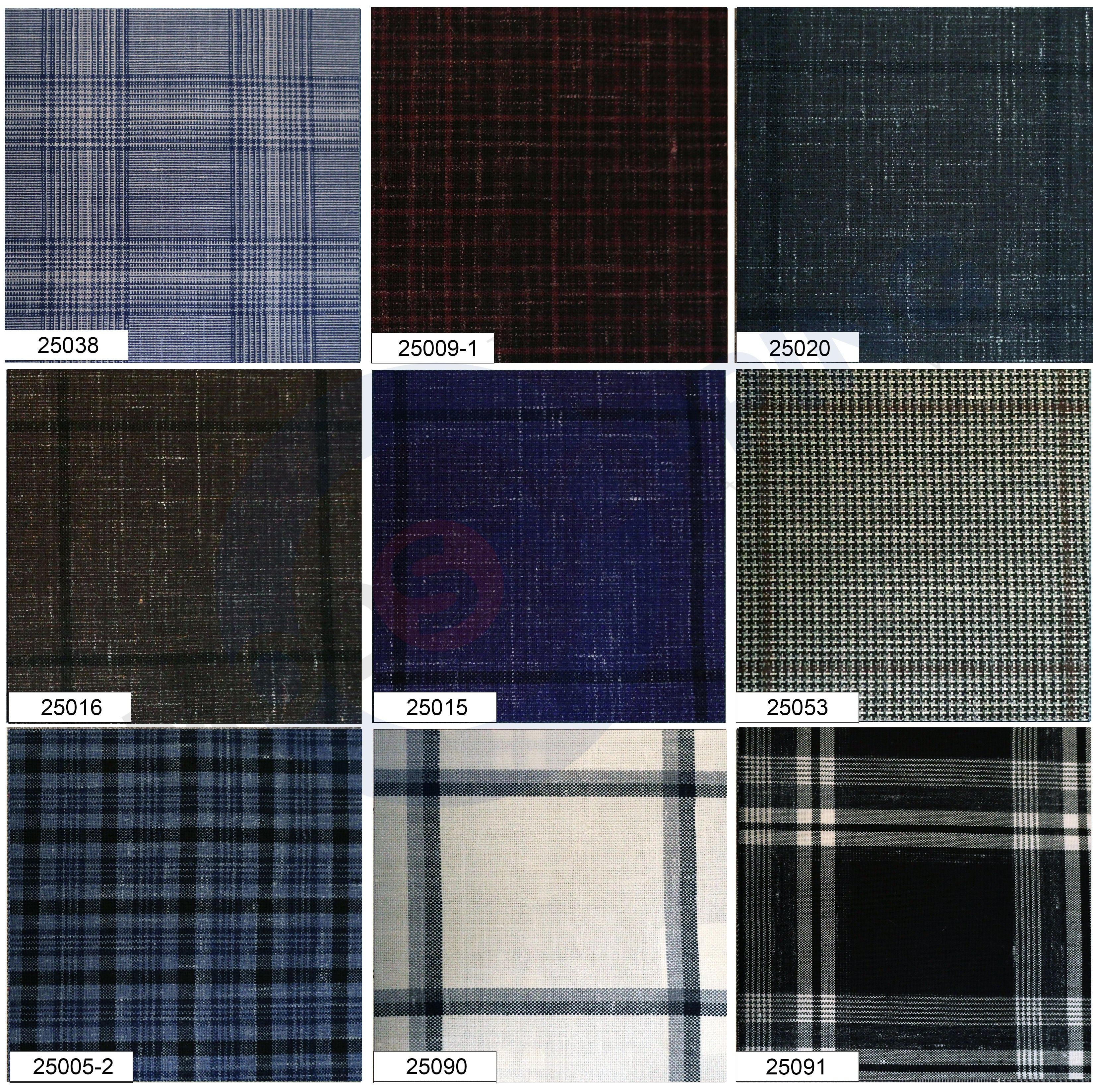 Bespoke 2 Piece Suit - Check Pattern 100% Pure Linen Fabric By CAVANI