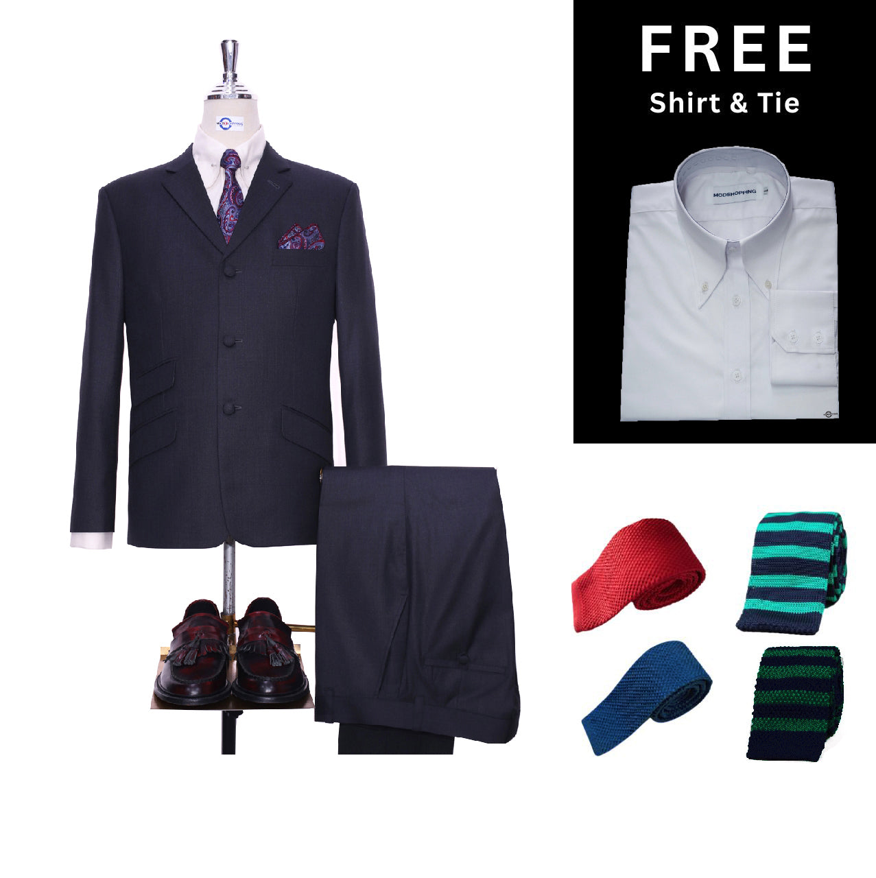 Charcoal Grey Suit Packet