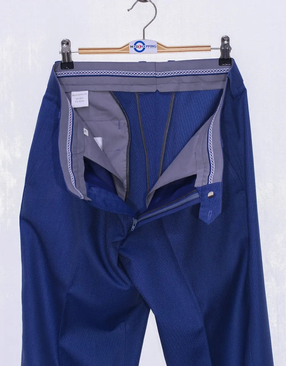 Copy of Deep Navy Blue Birdseye Suit Modshopping Clothing