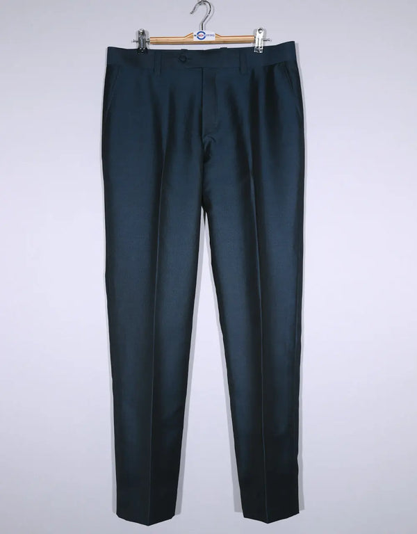Copy of This Trouser Only - Peacock Blue and Black Two Tone Trouser Size 36 Inside leg 28 Modshopping Clothing