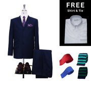 Dark Navy Blue Suit Packet