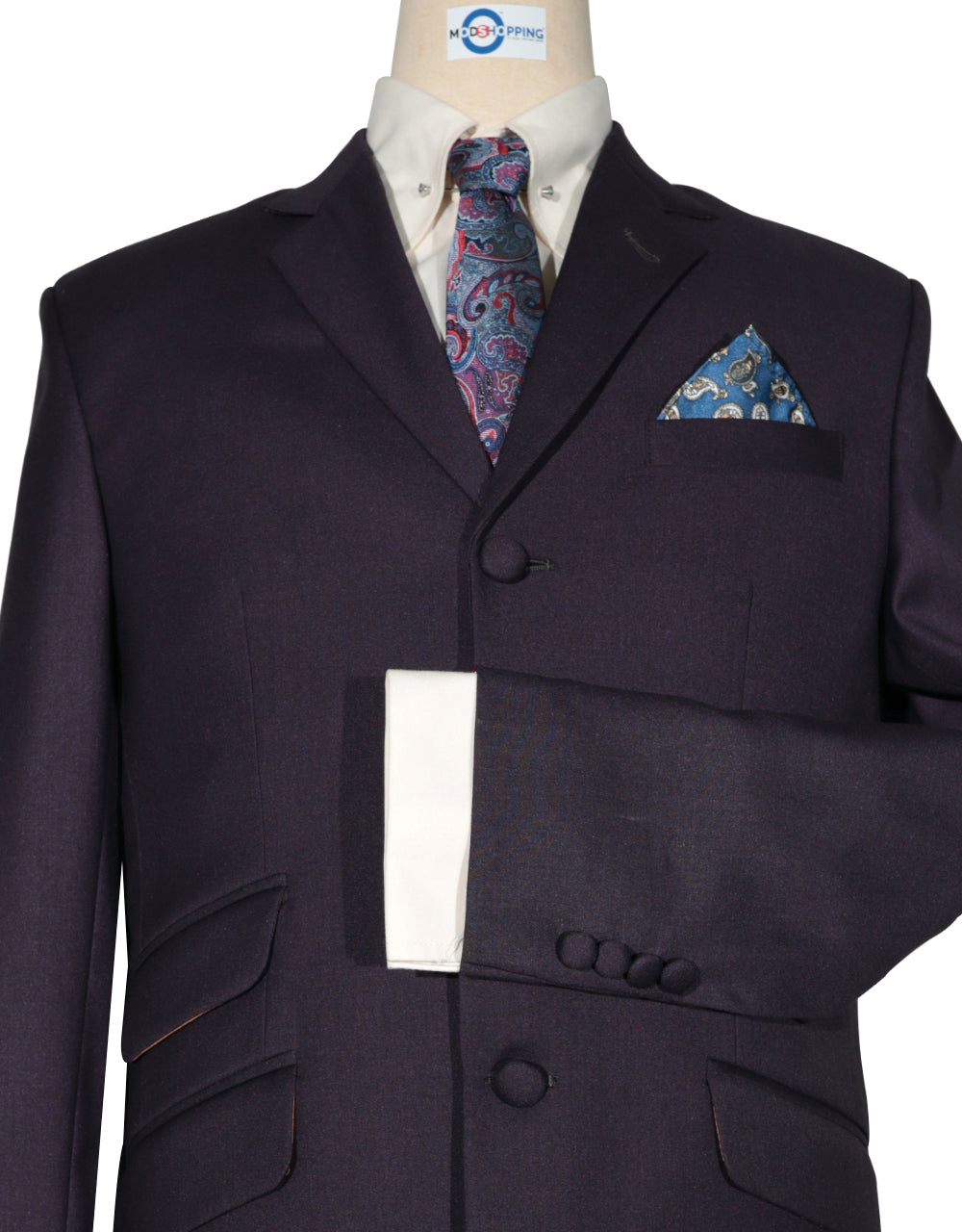 Dark Purple Suit