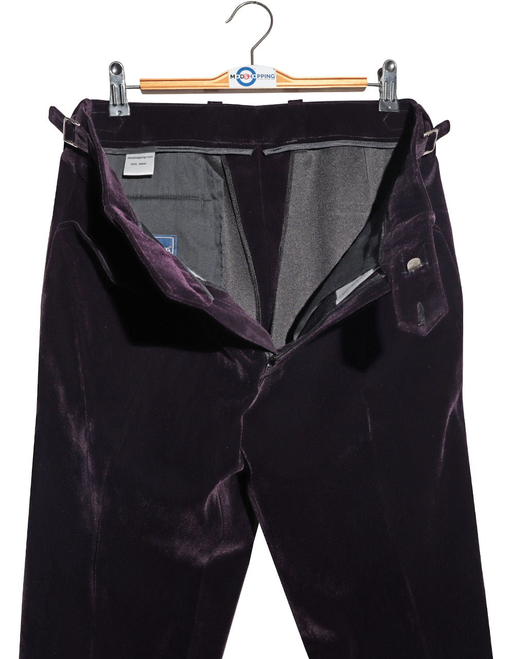 Dark Purple Velvet Double Breasted Suit