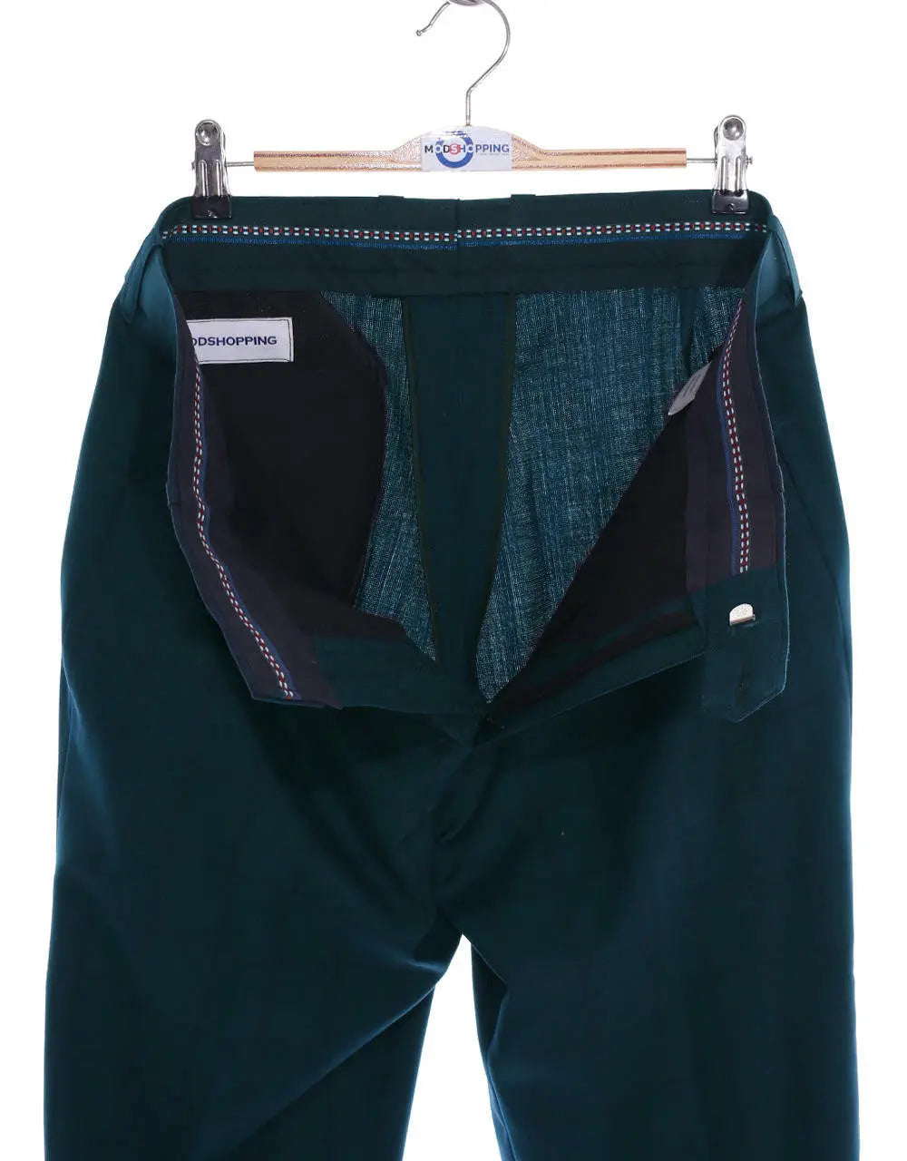 Double Breasted Suit - Dark Sea Green Windowpane Suit Modshopping Clothing