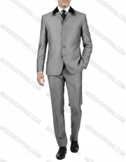 The Beatles’ “A Hard Day’s Night”Light silver-grey suits|George Harrison