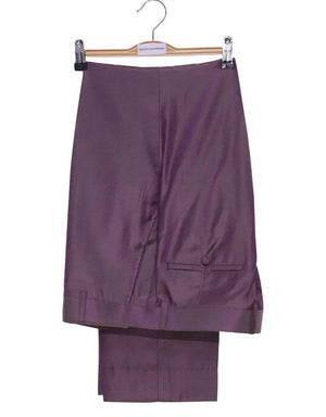 Grape and Yellow Two Tone Trouser Modshopping Clothing
