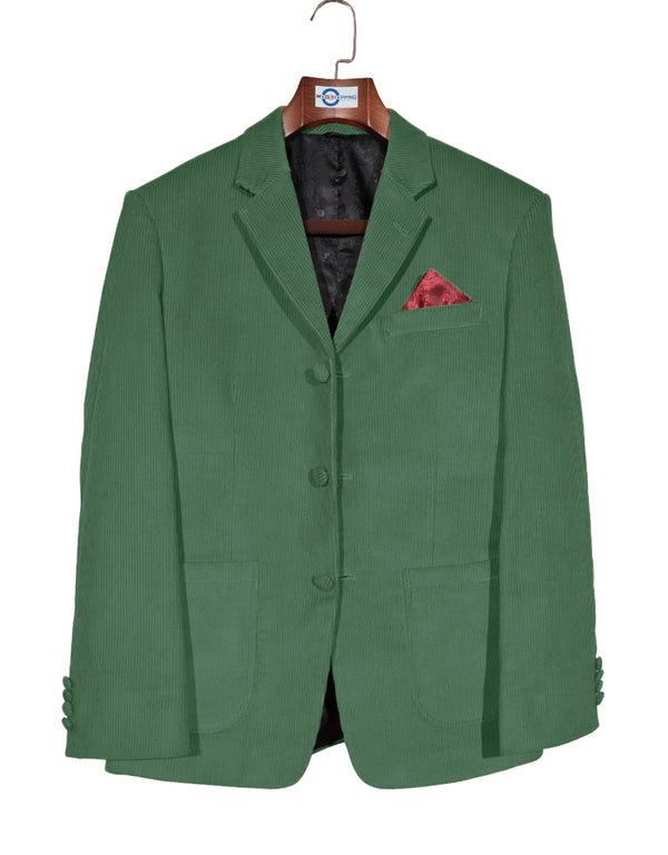 Corduroy Jacket - Green Corduroy Jacket