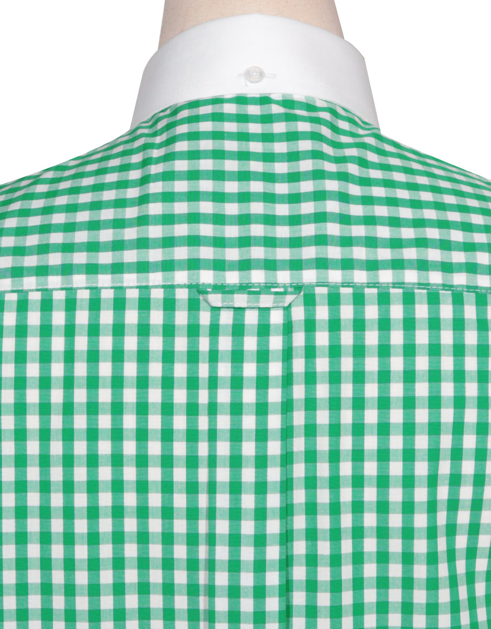 This Shirt Only -  Green Gingham Check Button Down Shirt