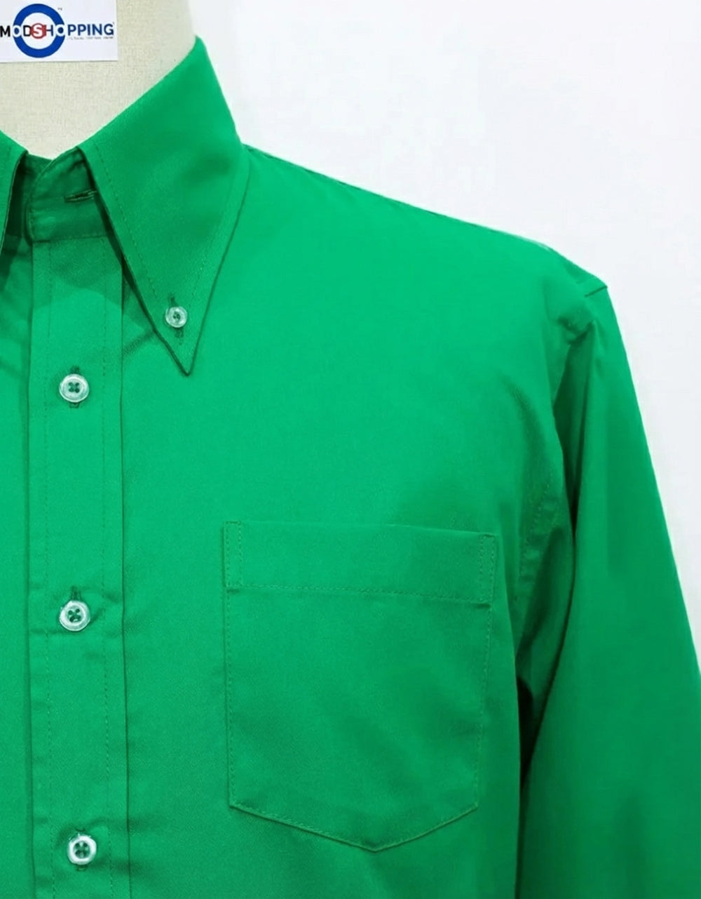 Green Short-Sleeve Shirt – Classic Casual Cotton