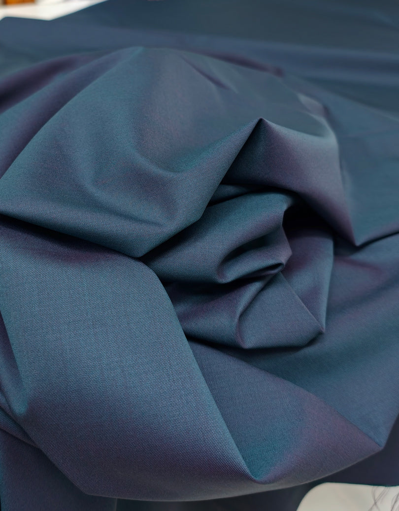 Green & Purple Two-Tone Fabric