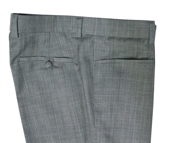 Men’s Grey Glen Plaid Check  3 Piece Suit – Timeless Check Pattern Formal Attire