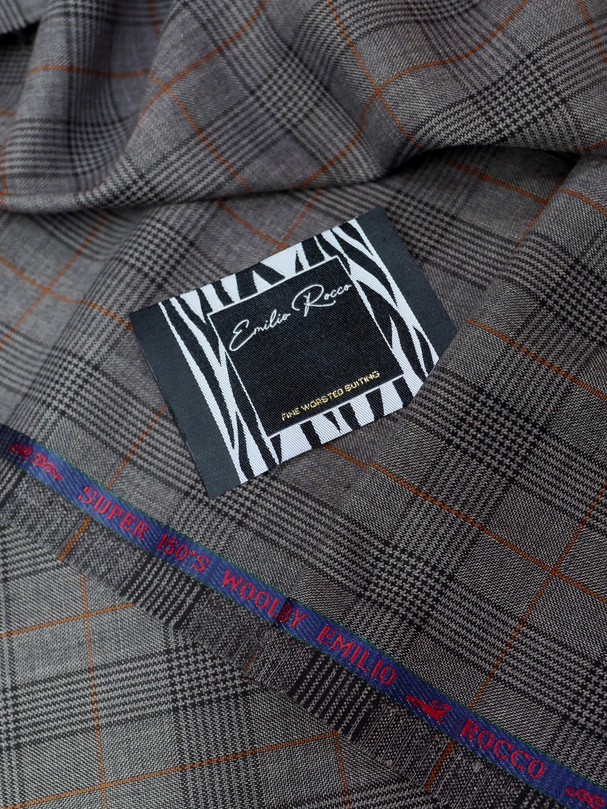 Grey_Burnt_Orange_Prince_of_Wales_Check_Fabric