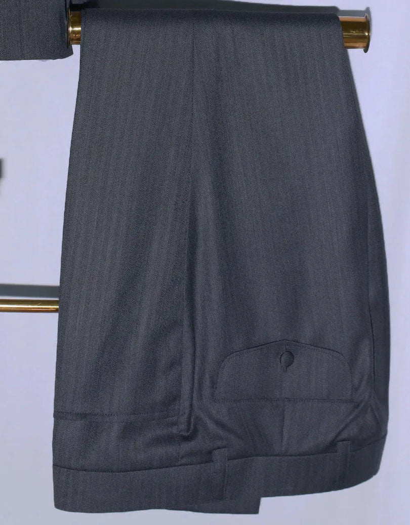 Grey Herringbone Suit