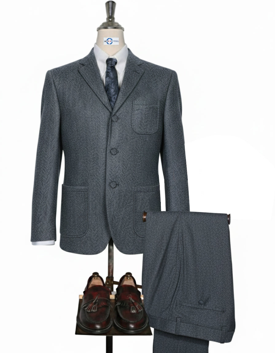 Grey TWeed Suit 