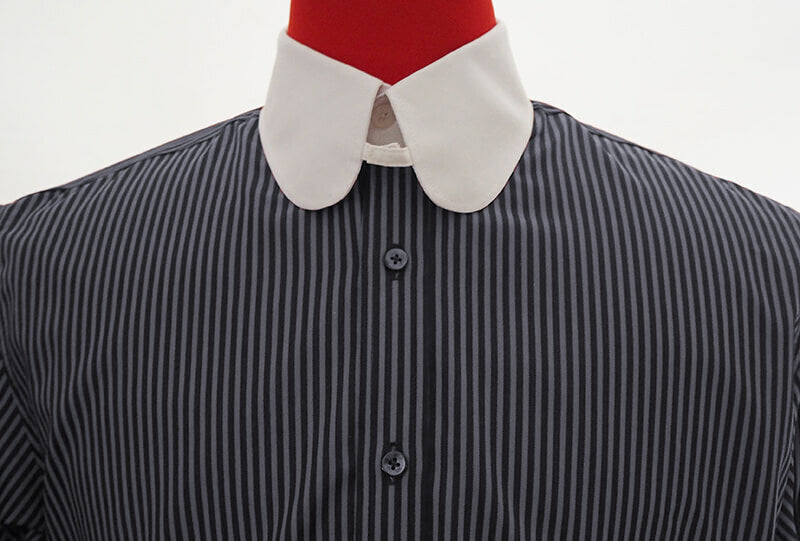 Grey and Black Stripe Shirt