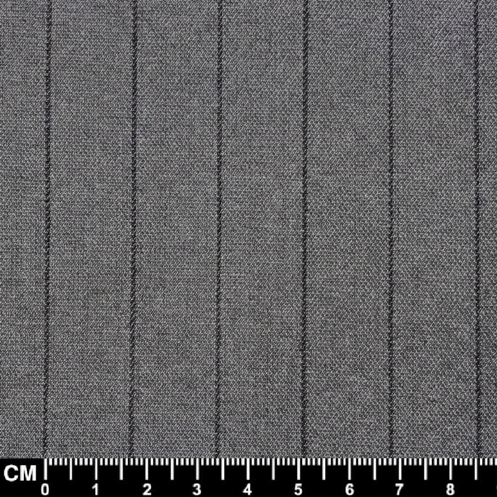 Grey and Black Striped Fabric Size #11