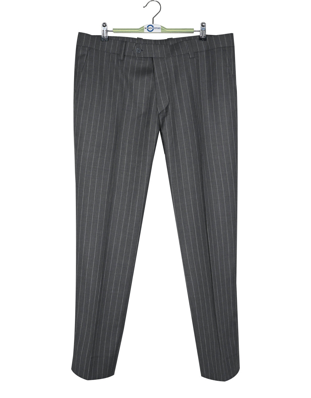 Grey and Light Grey Stripe Suit
