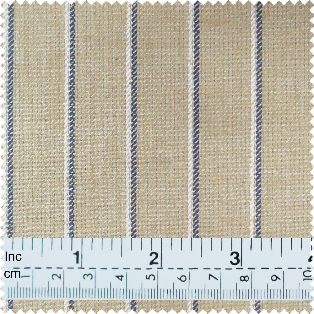 Boating Blazer - Khaki and Blue Striped Blazer