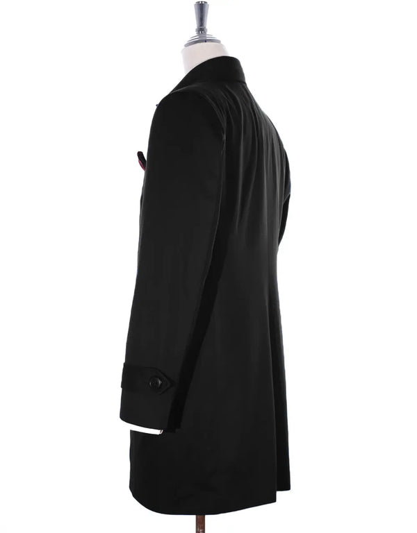Mac Coat Men's | Tailor Made Vintage Style Original Black Mac Coat Modshopping Clothing