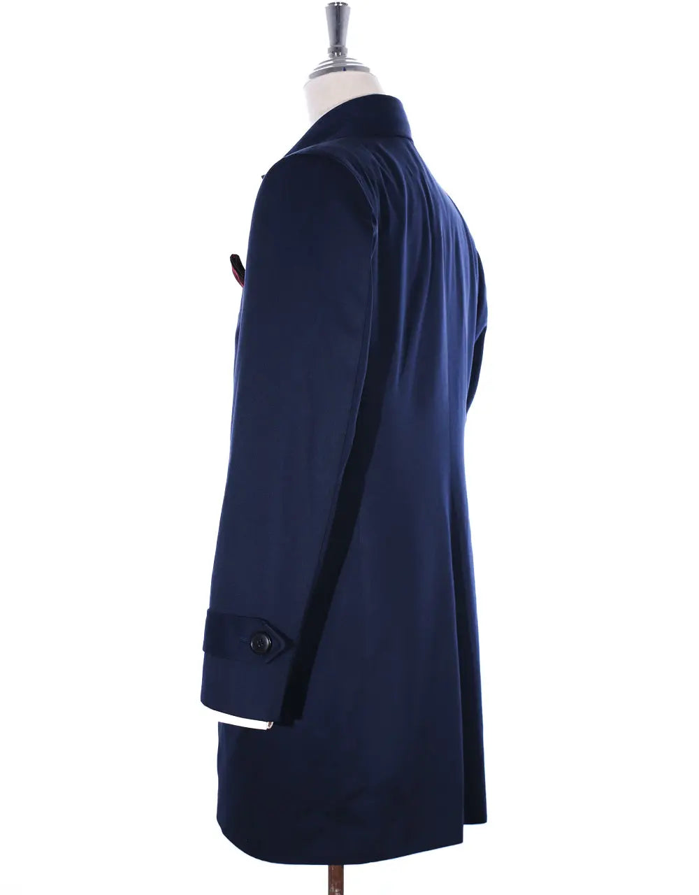 Mac Coat Men's | Tailor Made Vintage Style Original Navy Blue Mac Coat Modshopping Clothing