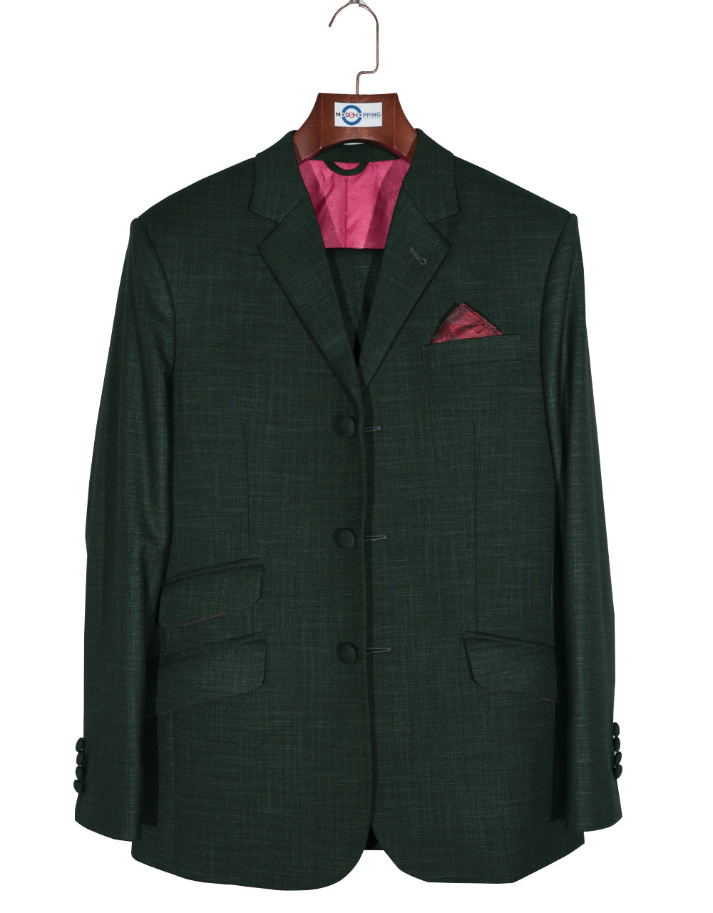 Martini Green Linen Suit