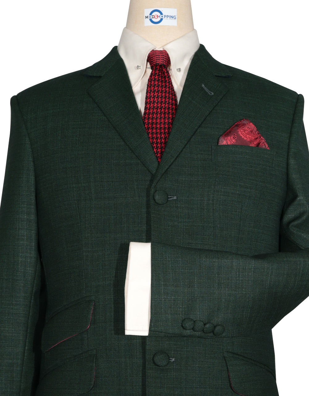 Martini Green Linen Suit