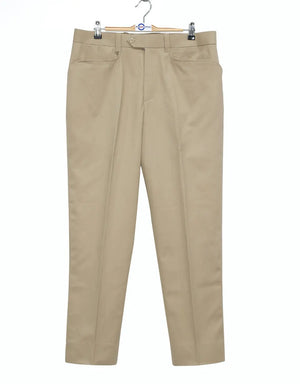 Mens Chino Trousers | 60s Vintage Style Light Khaki Chino Trouser Modshopping Clothing