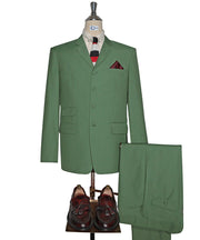 Mint Green 4 Button Suit 