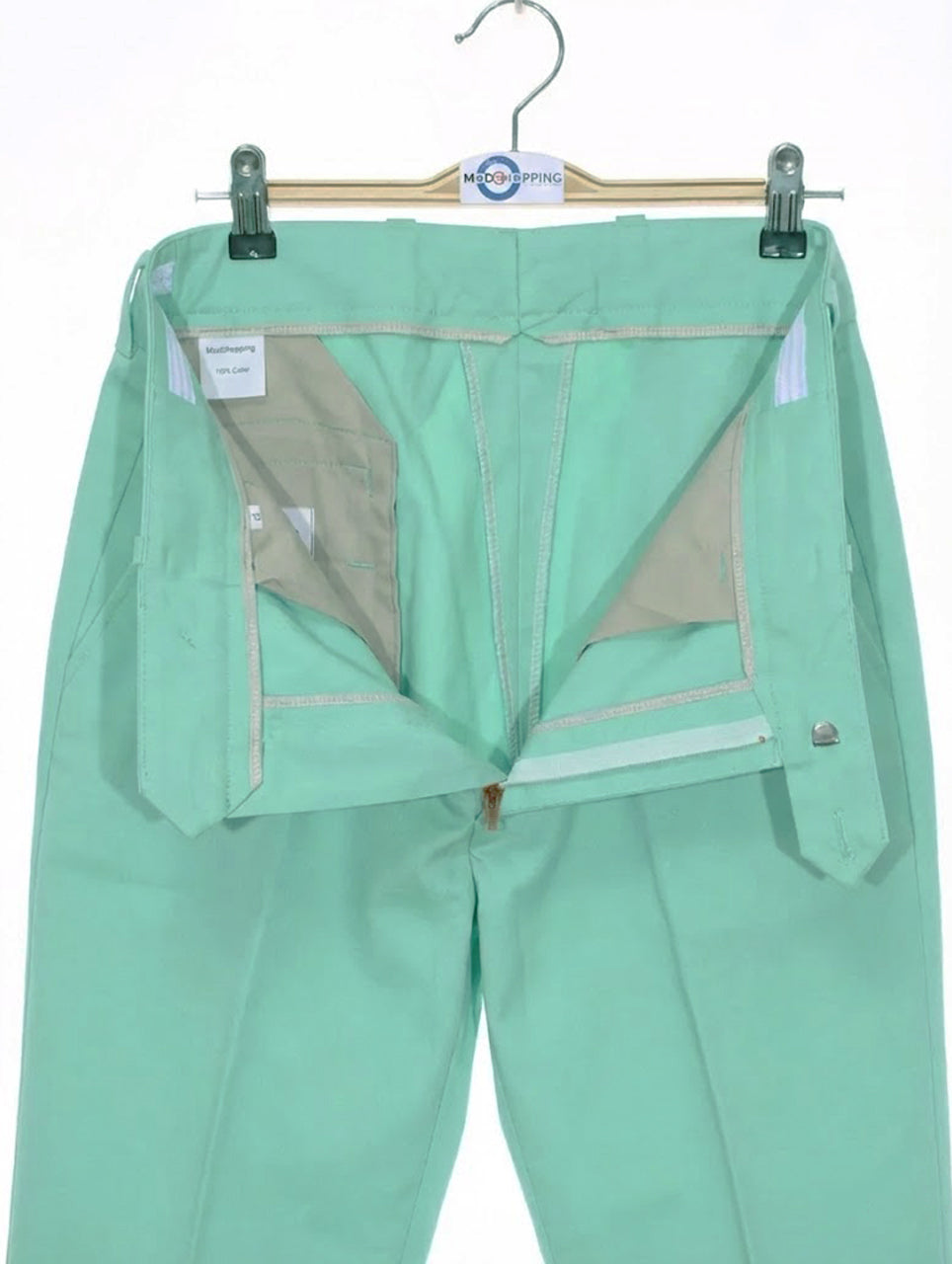 Vintage Mod Mint Green Chino Trousers