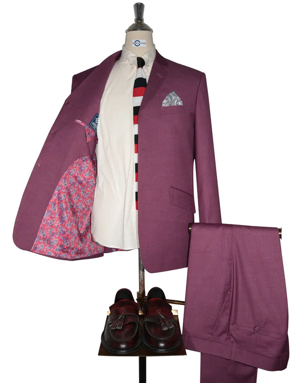 Mod Suit - 60s Style Fandango Color Suit Modshopping Clothing