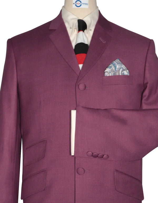 Mod Suit - 60s Style Fandango Color Suit Modshopping Clothing