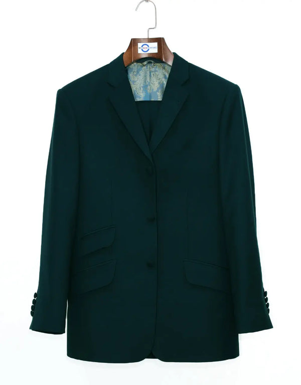 Mod Suit - 60s Style Phthalo Green Suit Modshopping Clothing