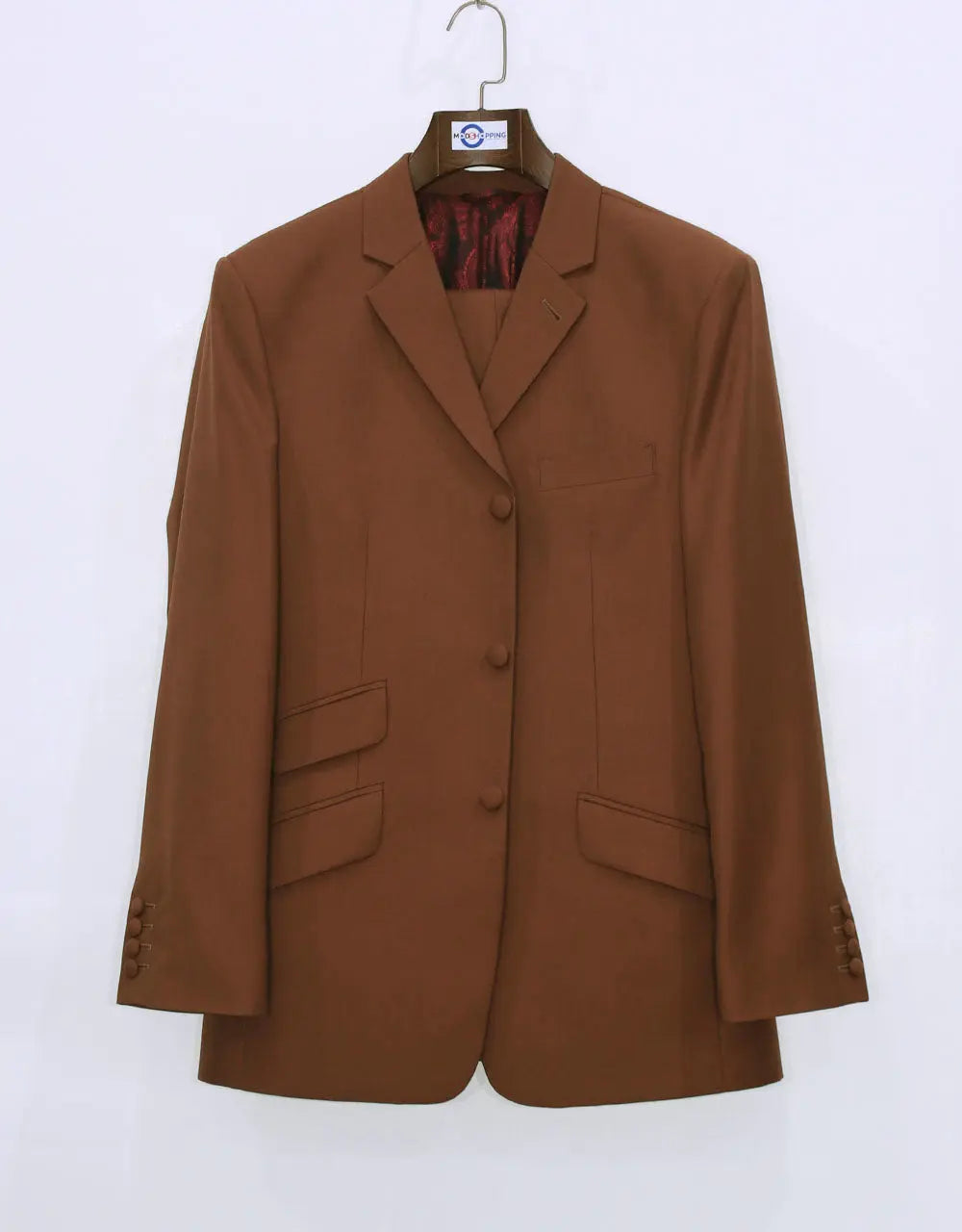 Mod Suit | Burnt Orange Wedding Suit Modshopping Clothing